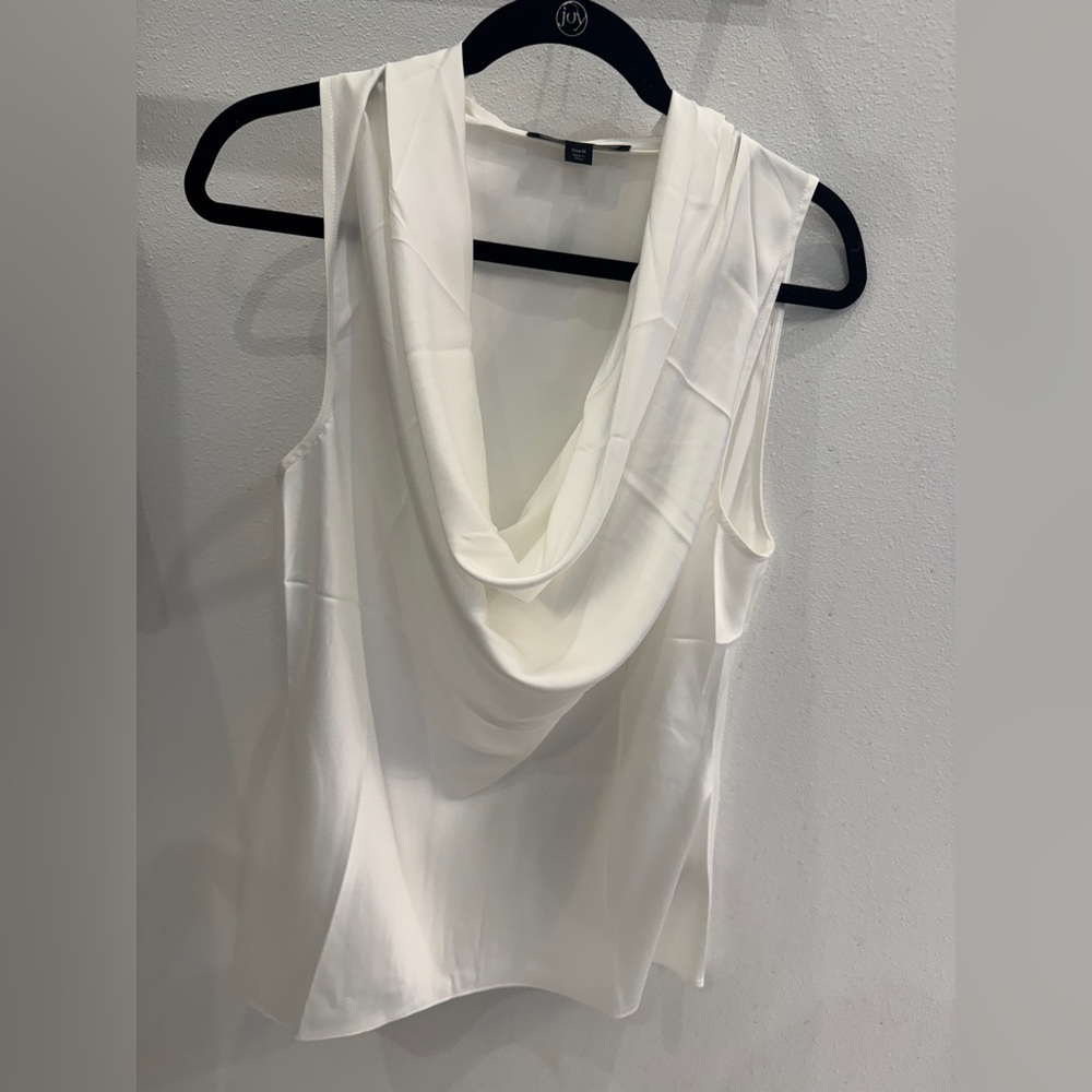 Boston Proper Ivory Sleeveless Top